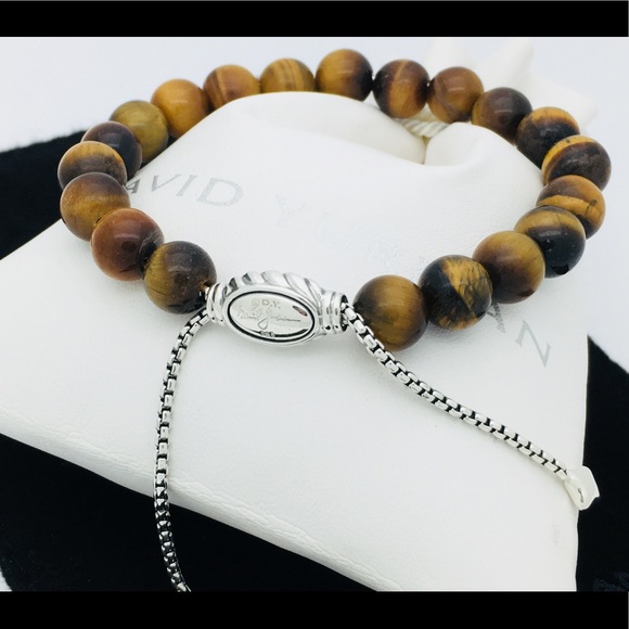 David Yurman Spiritual Bead Tiger's Eye Bracelet - Picture 1 of 3